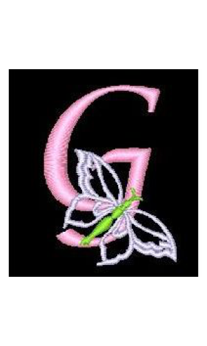 Butterfly Alphabet G