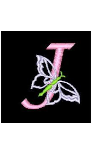 Butterfly Alphabet J