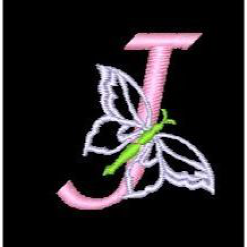 Butterfly Alphabet J