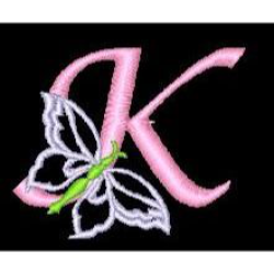 Butterfly Alphabet K