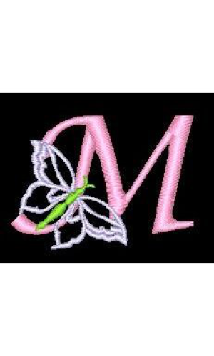 Butterfly Alphabet M