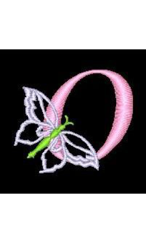 Butterfly Alphabet O
