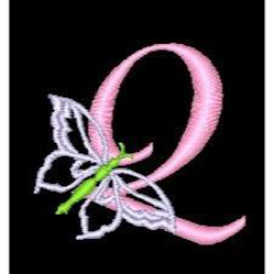 Butterfly Alphabet Q