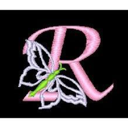 Butterfly Alphabet R