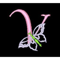 Butterfly Alphabet V
