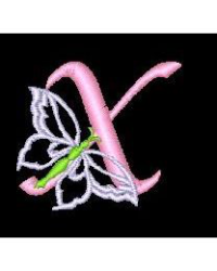 Butterfly Alphabet X