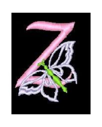 Butterfly Alphabet Z