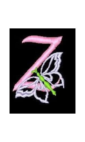 Butterfly Alphabet Z