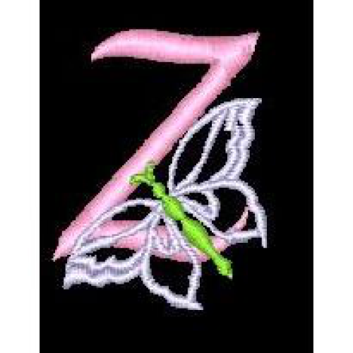 Butterfly Alphabet Z