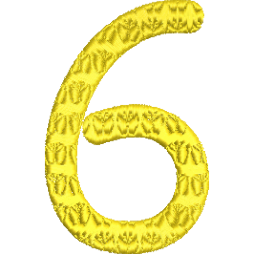Butterfly Font 6