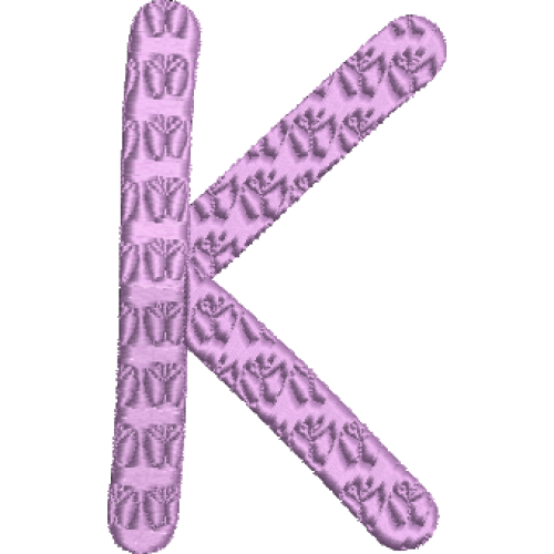 Butterfly Font K