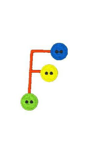 Button Alphabet F