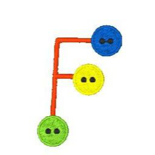 Button Alphabet F