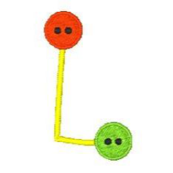 Button Alphabet L