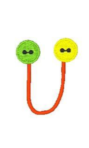 Button Alphabet U