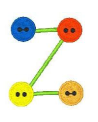 Button Alphabet Z