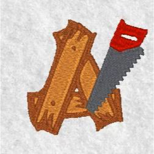 Carpenter Alphabet A
