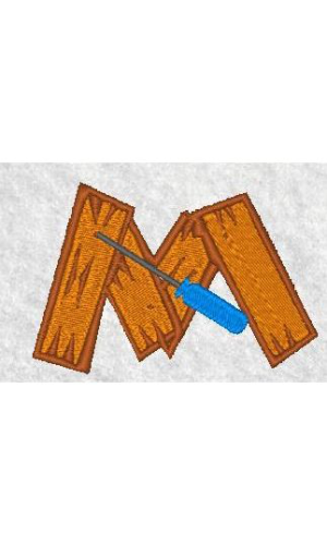 Carpenter Alphabet M