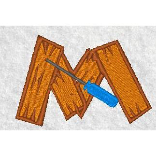 Carpenter Alphabet M