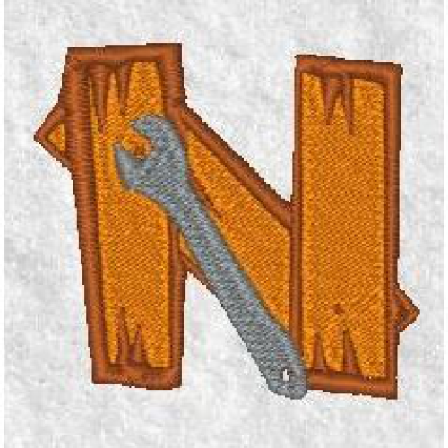 Carpenter Alphabet N