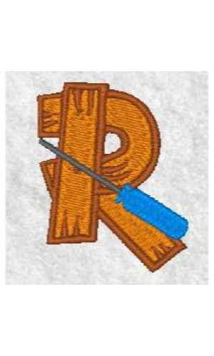 Carpenter Alphabet R