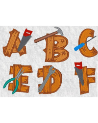 Carpenter Alphabet Set Carpenter Alphabet Set