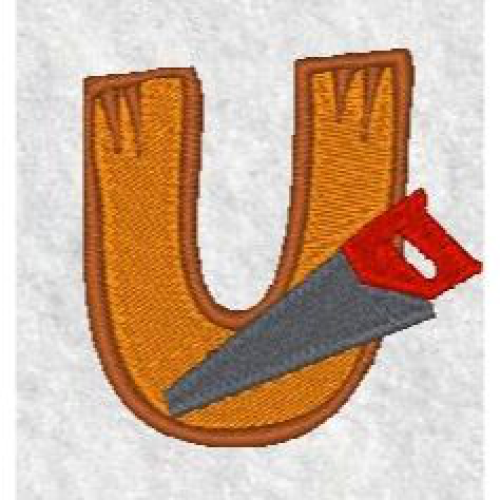 Carpenter Alphabet U