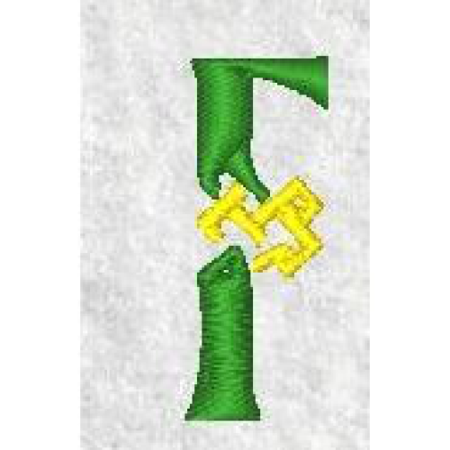 Celtic Alphabet F