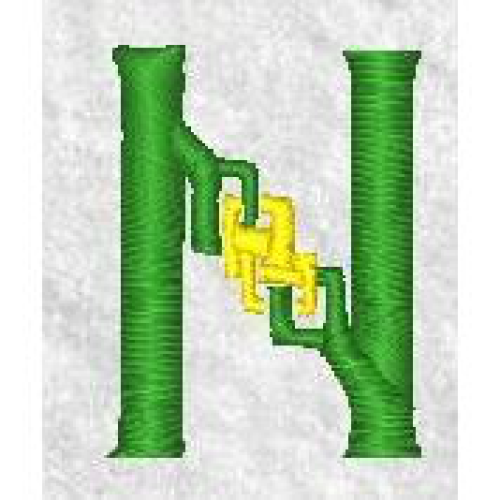 Celtic Alphabet N