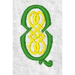 Celtic Alphabet Q
