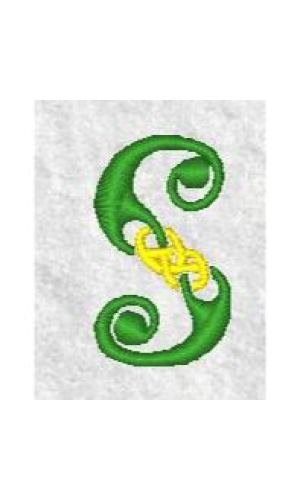 Celtic Alphabet S
