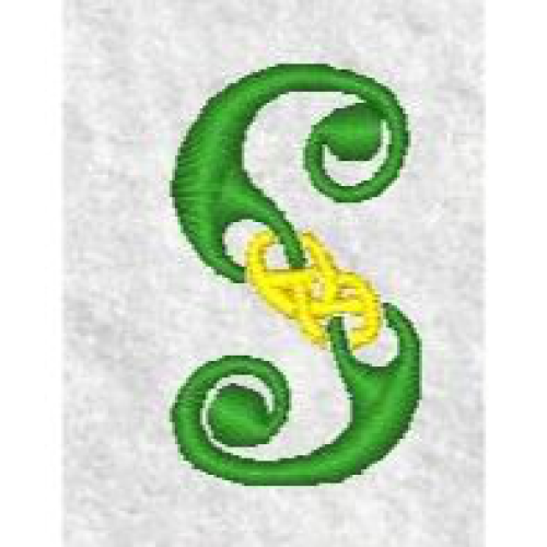 Celtic Alphabet S