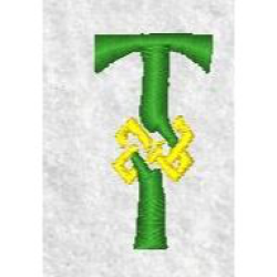 Celtic Alphabet T