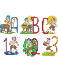 Centaur Pan Alphabet Set