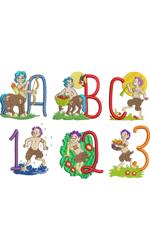 Centaur Pan Alphabet Set