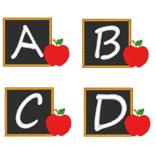 Chalkboard Alphabet Set