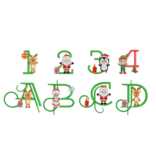 Christmas 2022 Alphabet Set