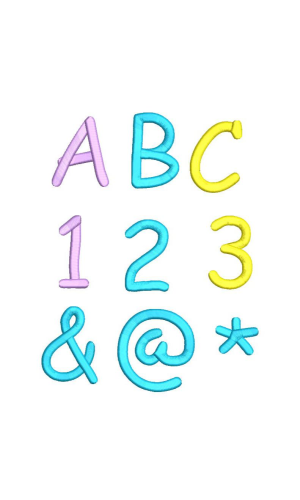 Comic Font Set