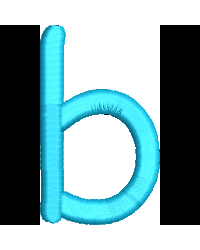 Comic Lower Case B