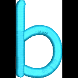 Comic Lower Case B