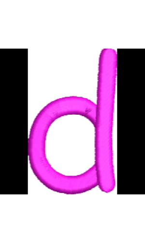 Comic Lower Case D