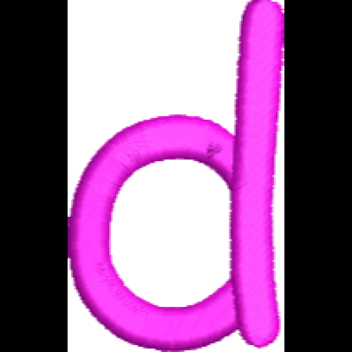 Comic Lower Case D