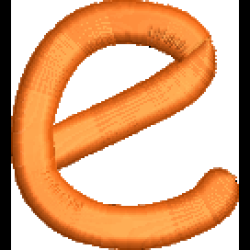 Comic Lower Case E