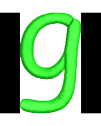 Comic Lower Case G
