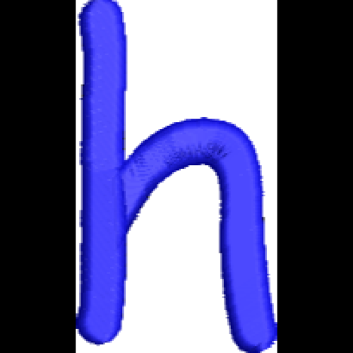 Comic Lower Case H