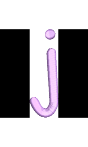 Comic Lower Case J