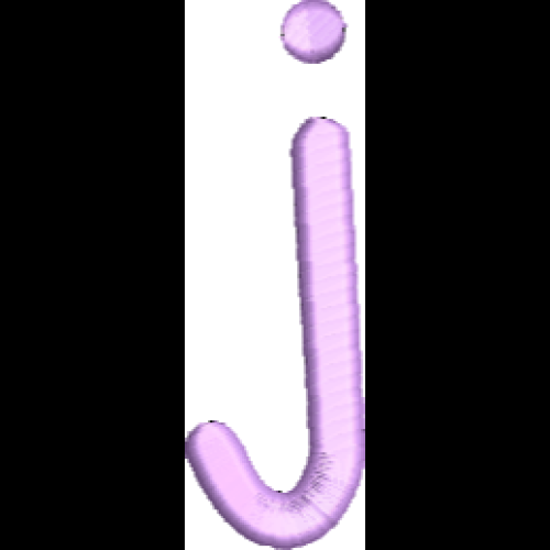 Comic Lower Case J