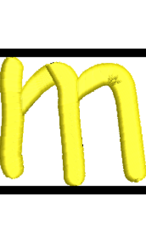 Comic Lower Case M