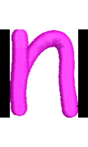 Comic Lower Case N
