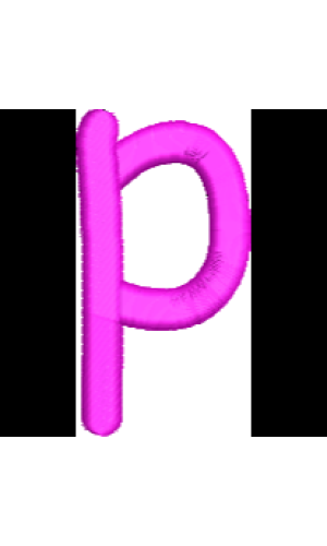 Comic Lower Case P